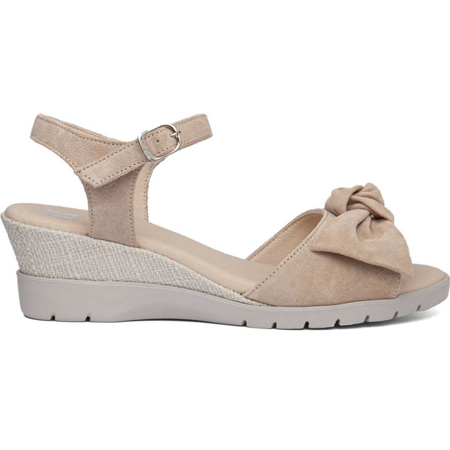 Sandales Compensées Callaghan 29115 Esperanza Beige Femme | ACR-40147950