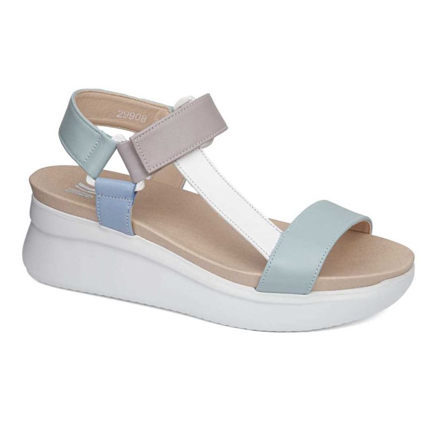 Sandales Compensées Callaghan 29908 Llana Multicolore Femme | WGT-59830777