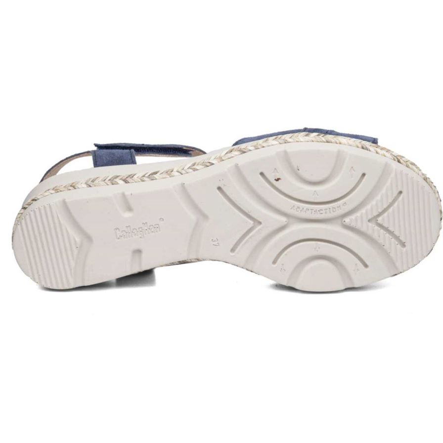 Sandales Compensées Callaghan 29807 Mara Bleu Marine Femme | MEB-57627478